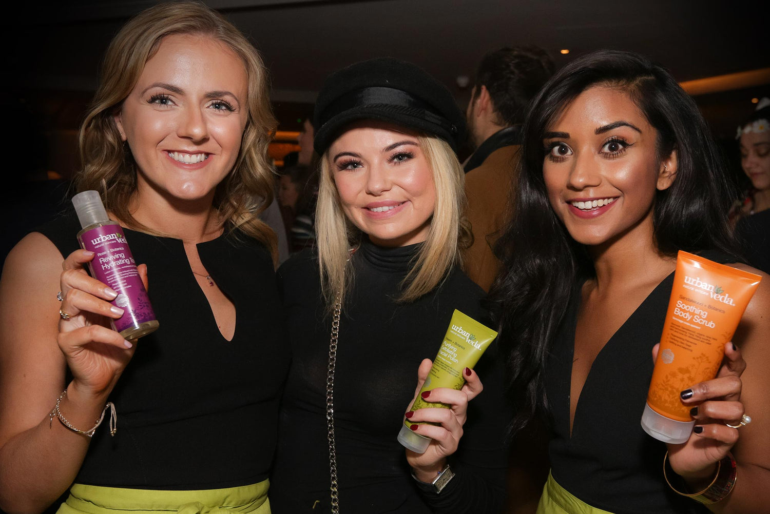 Urban Veda Facial Oil Launch party event