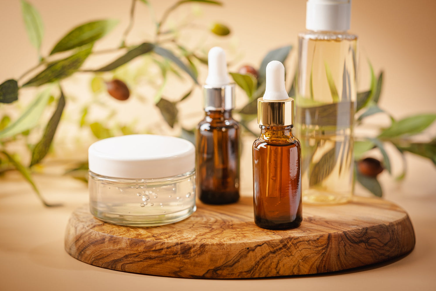 What is Squalane. Image of Olive derived Squalane products.