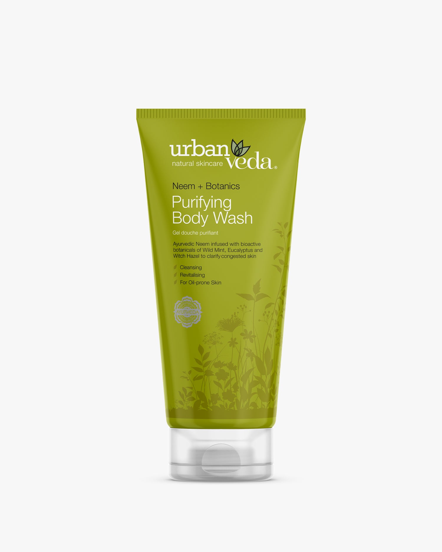 Purifying Body Wash with Neem and Tea Tree for oily and blemish-prone skin - urban veda