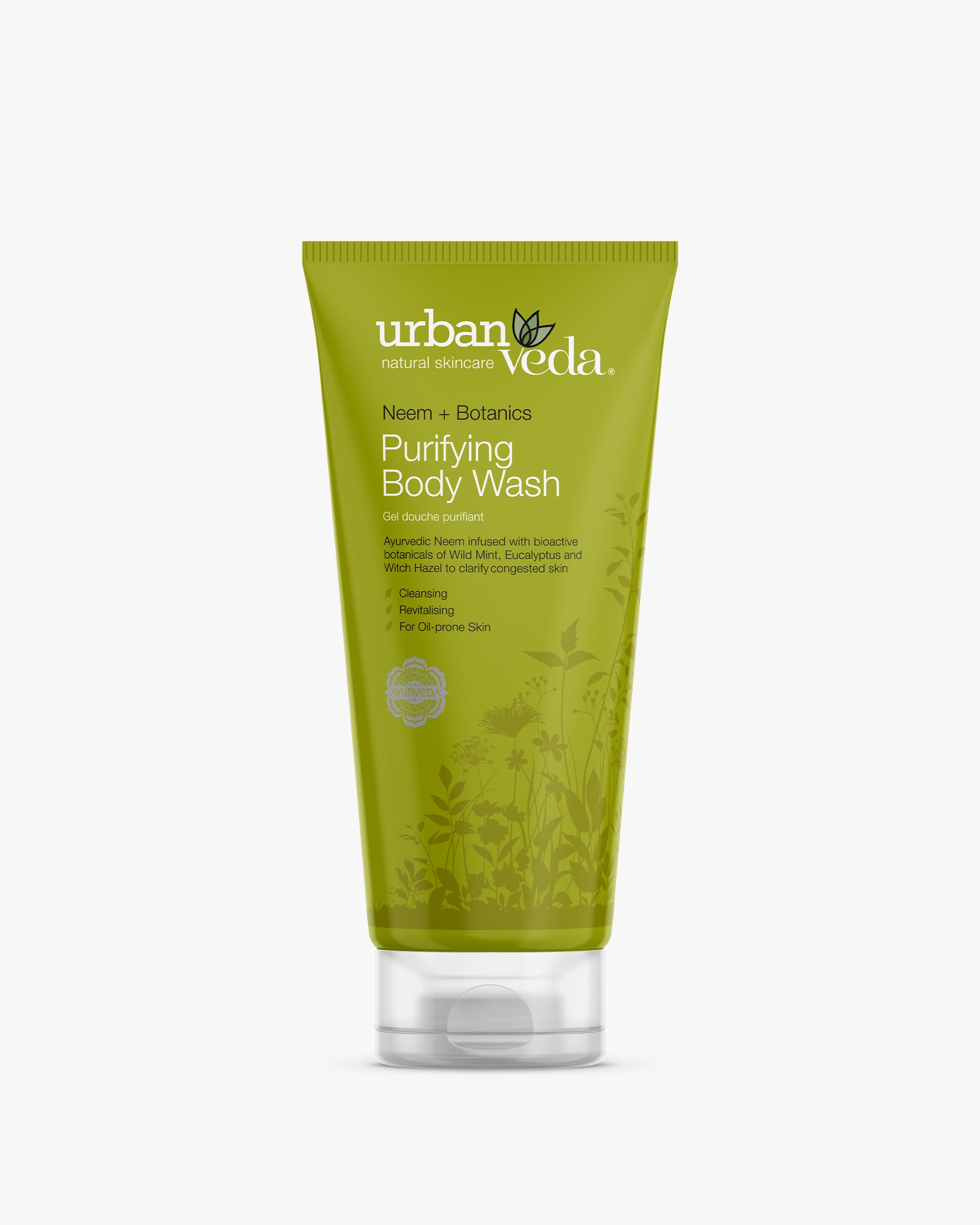 Purifying Body Wash with Neem and Tea Tree for oily and blemish-prone skin - urban veda