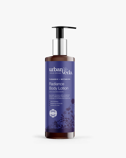 Radiance body lotion with Turmeric for glowing, radiant skin - urban veda