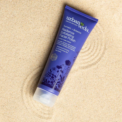 Radiance exfoliating face scrub for brighter, smoother and more radiant-looking skin - urban veda