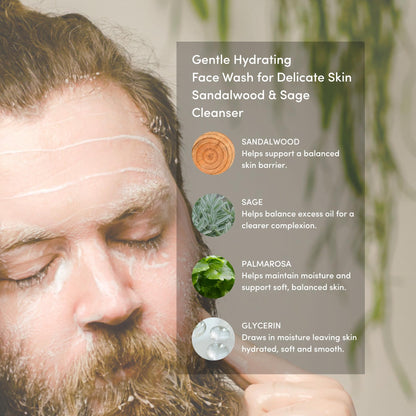 Soothing Daily Facial Wash for Dry &amp; Sensitive Skin